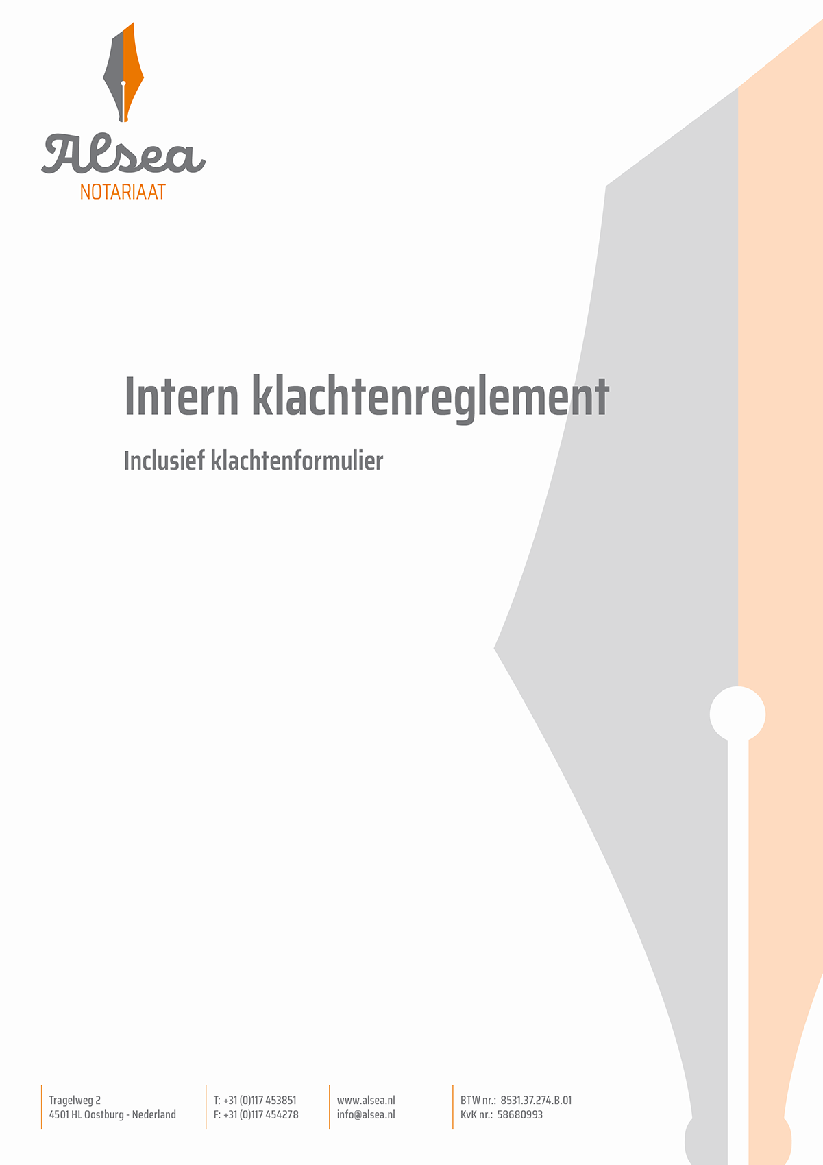 Intern klachtenreglement